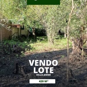 Vendo lote en Villa Animi | calle El Cedro