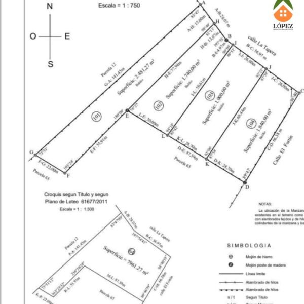 Vendo 4 lotes en Las Vertientes de La Granja | calle La Pradera