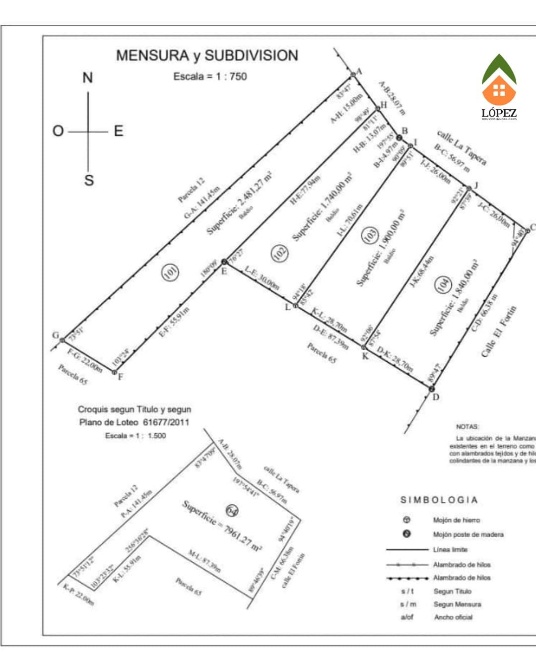 Vendo 4 lotes en Las Vertientes de La Granja | calle La Pradera