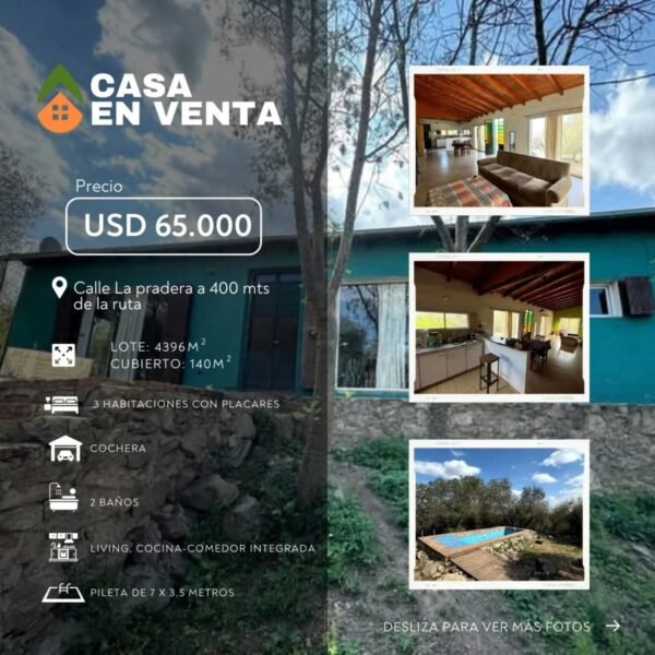 Vendo casa en Las Vertientes de La Granja | calle La Pradera